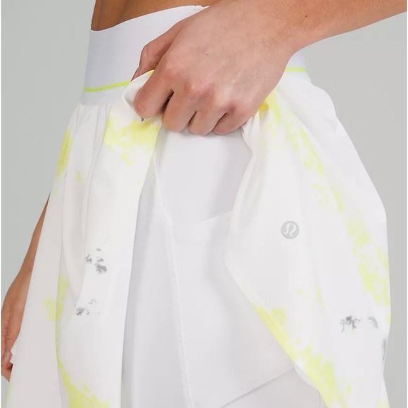 NWT Lululemon Court Rival Tennis Skirt w/ Extended Bike Short Liner Super Sporty - Picture 3 of 9
